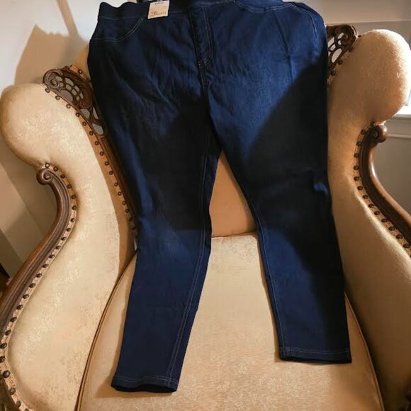 New with Tags Women's Plus Size Jeggings/Jeans by Terra & Sky Sz. 1x (16-18) - Picture 1 of 3